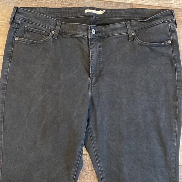 LEVI'S Black 414 Classic Straight Leg Jeans Size 22W - Picture 4 of 10